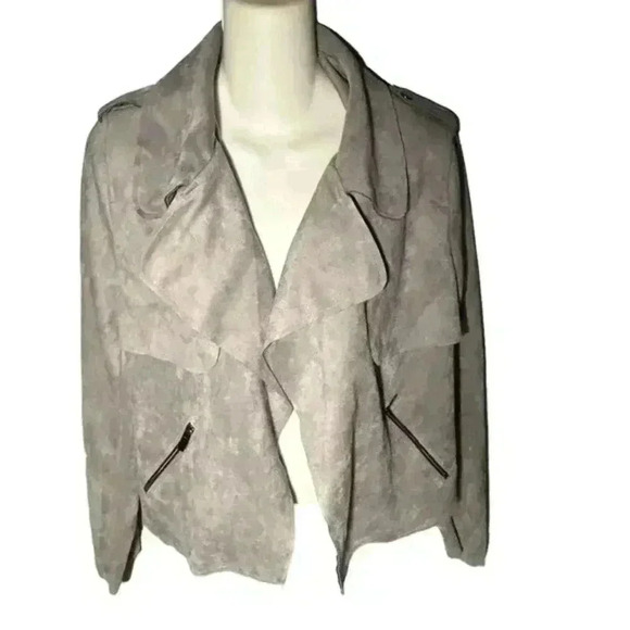 Kut From The Kloth Gray Micro Fiber Blazer/Jacket, M - Picture 1 of 7